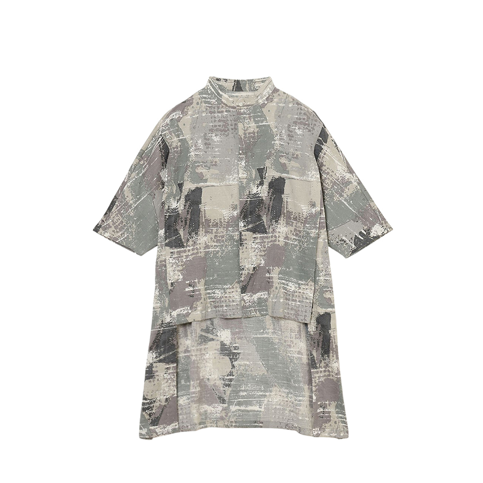 Nomad Shirt Printed Wool Khadi