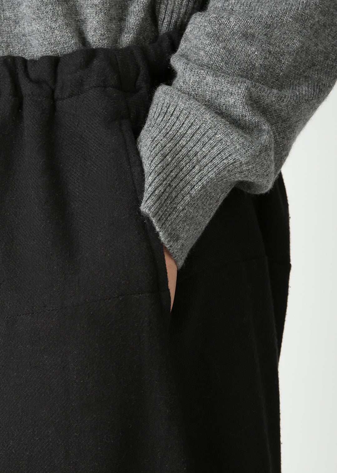 Yuragi Relax Pants 56dt twill Khadi