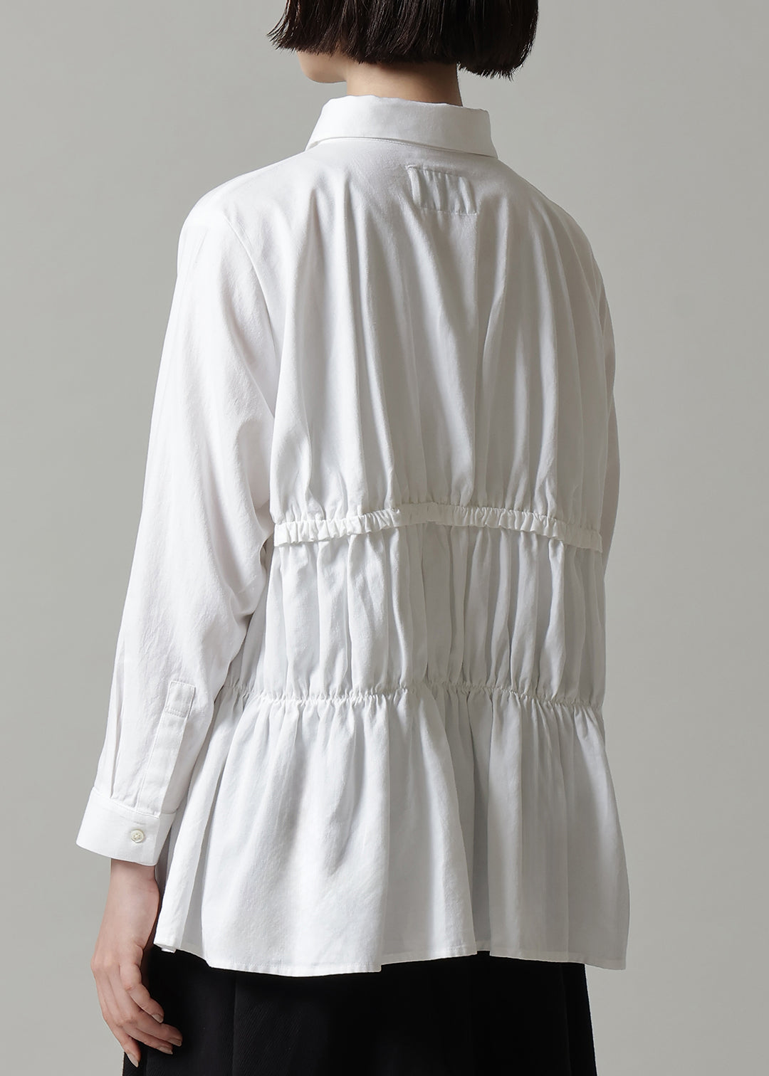 Yui Shirring Shirt 150tw Khadi