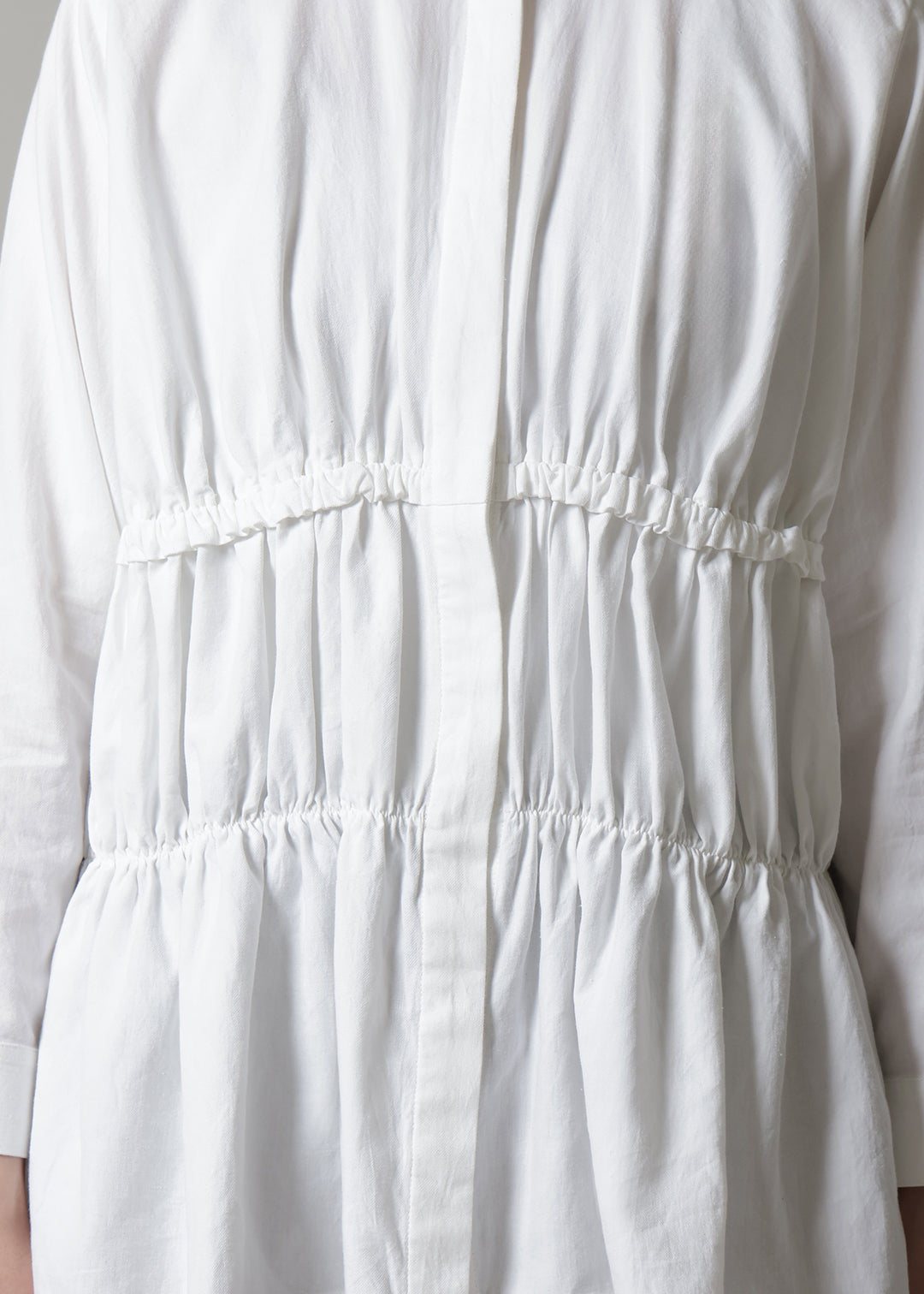 Yui Shirring Shirt 150tw Khadi