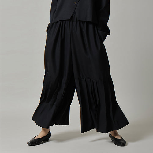 Yuragi Pleats Tuck Pants Trousering