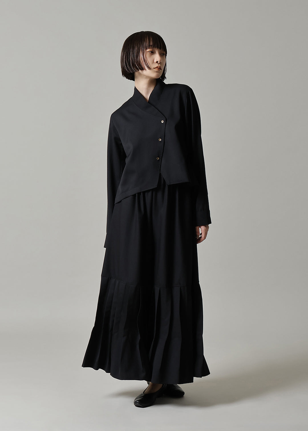 Yuragi Pleats Tuck Pants Trousering