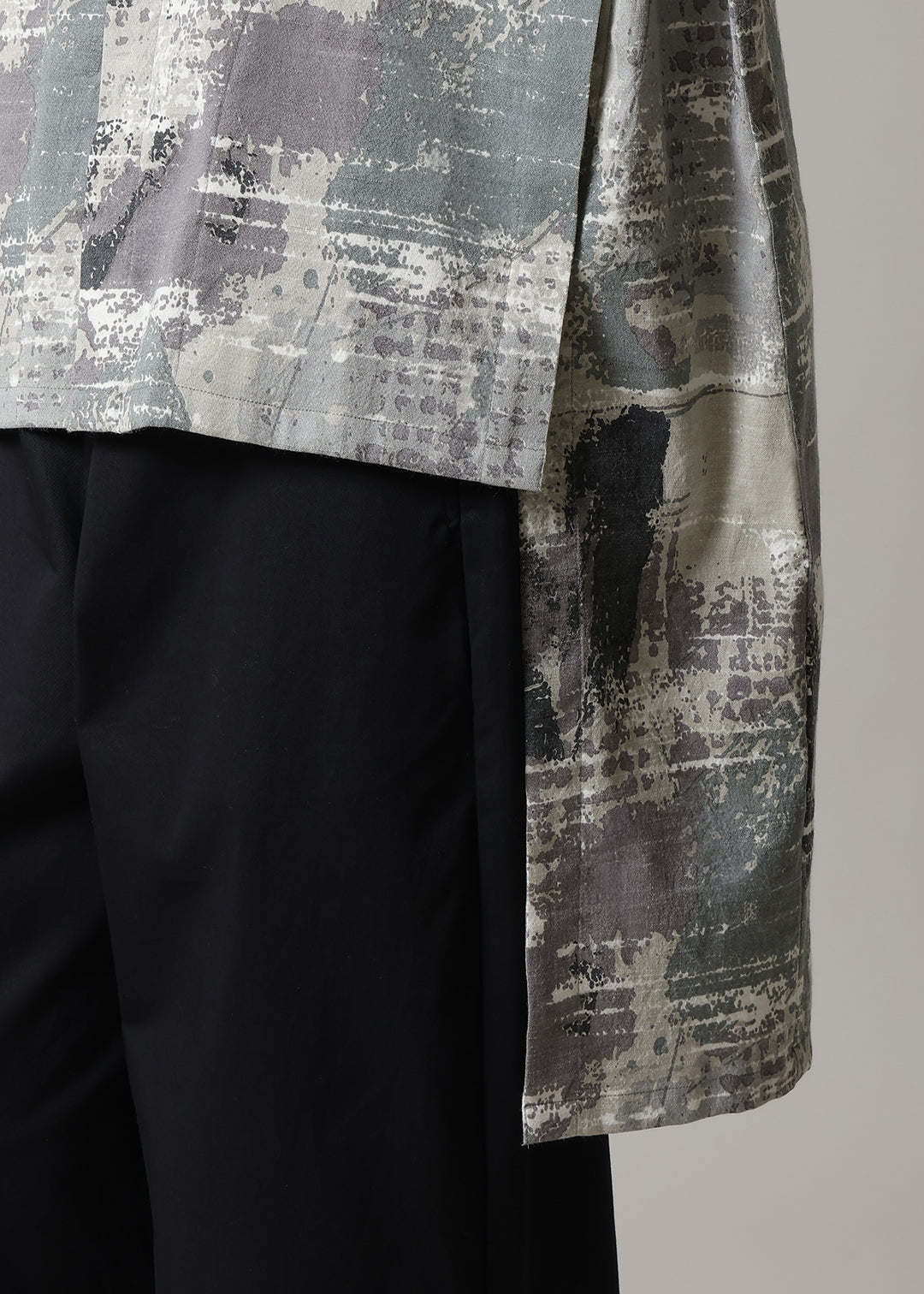 Nomad Shirt Printed Wool Khadi