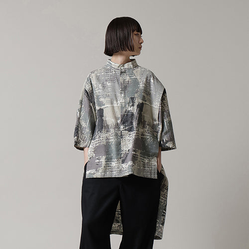 Nomad Shirt Printed Wool Khadi