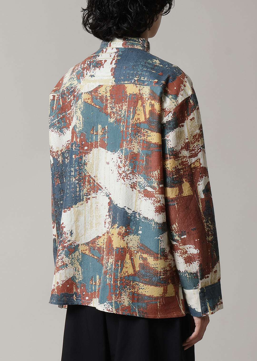 Kaname Stand/C Shirt Printed W/K