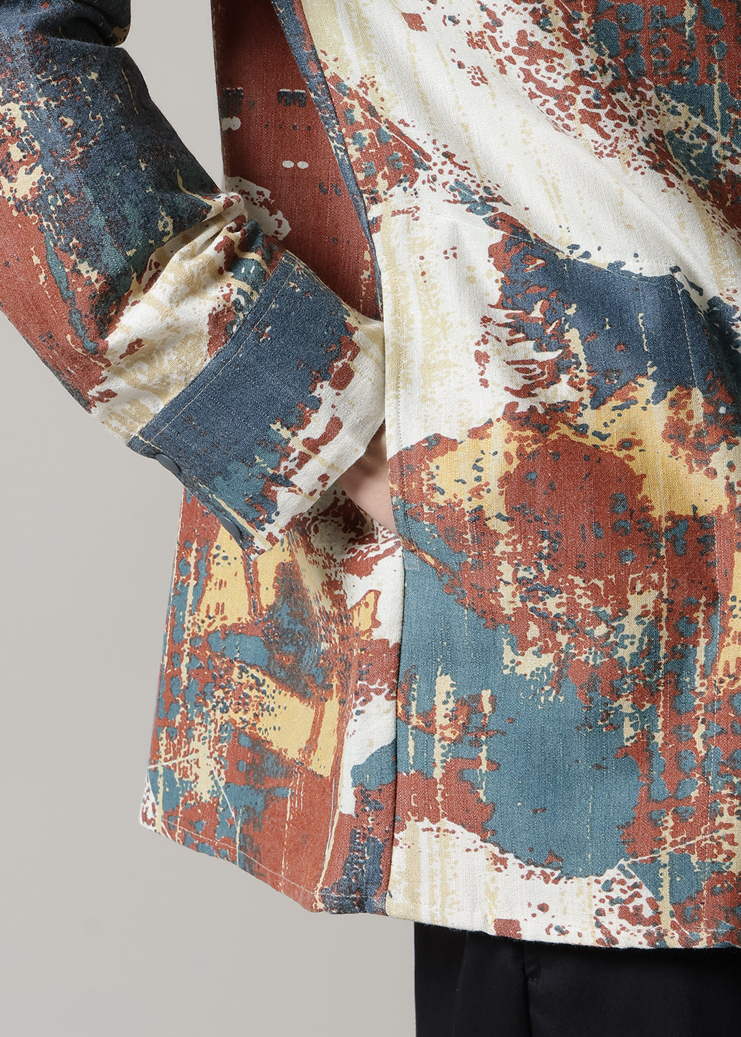 Kaname Stand/C Shirt Printed W/K