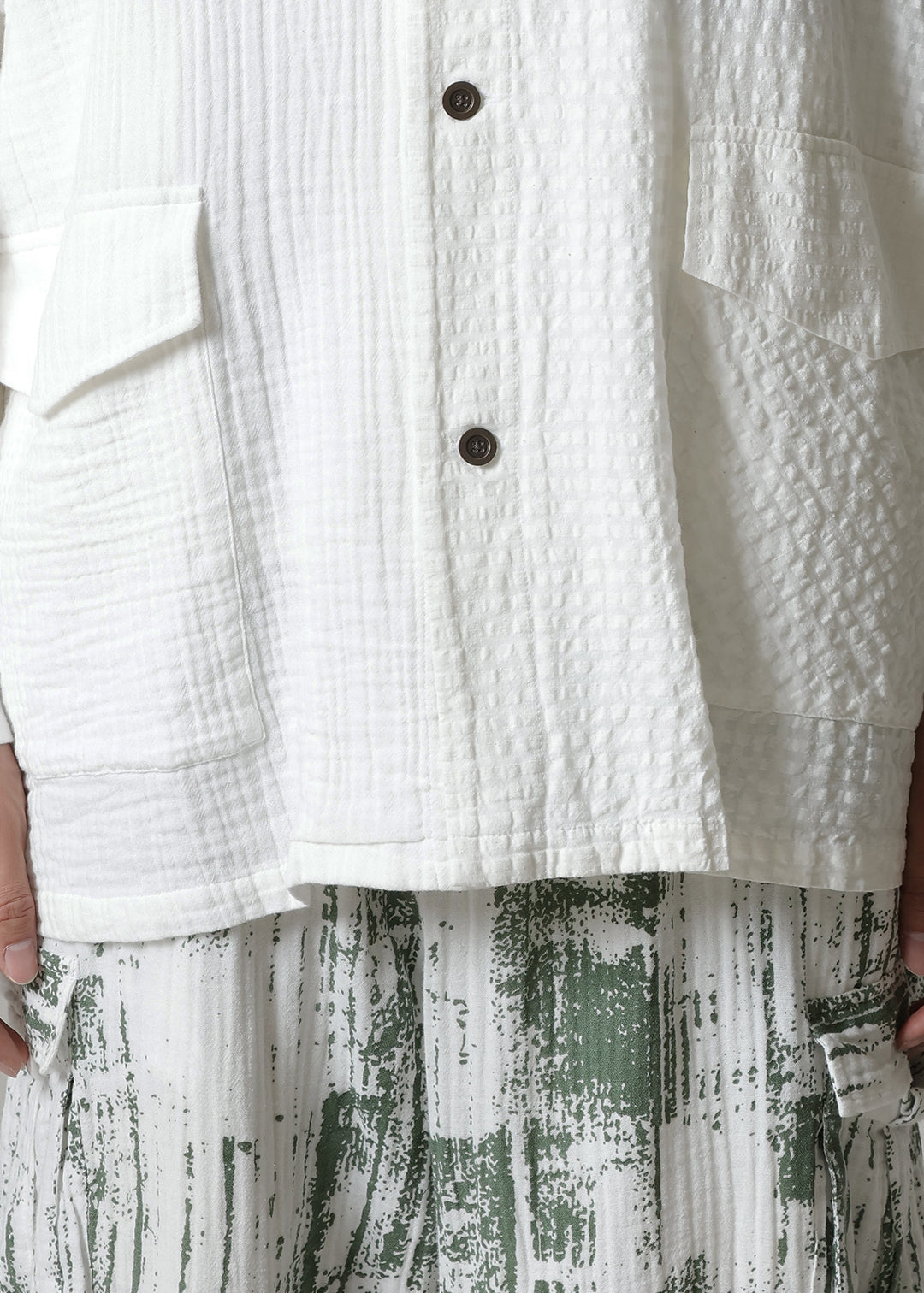 Play Fabric Combo Shirt Cotton