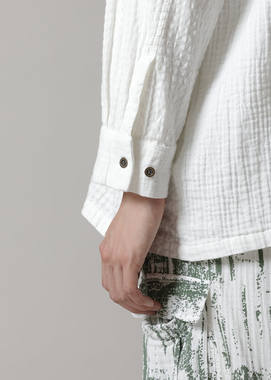 Play Fabric Combo Shirt Cotton