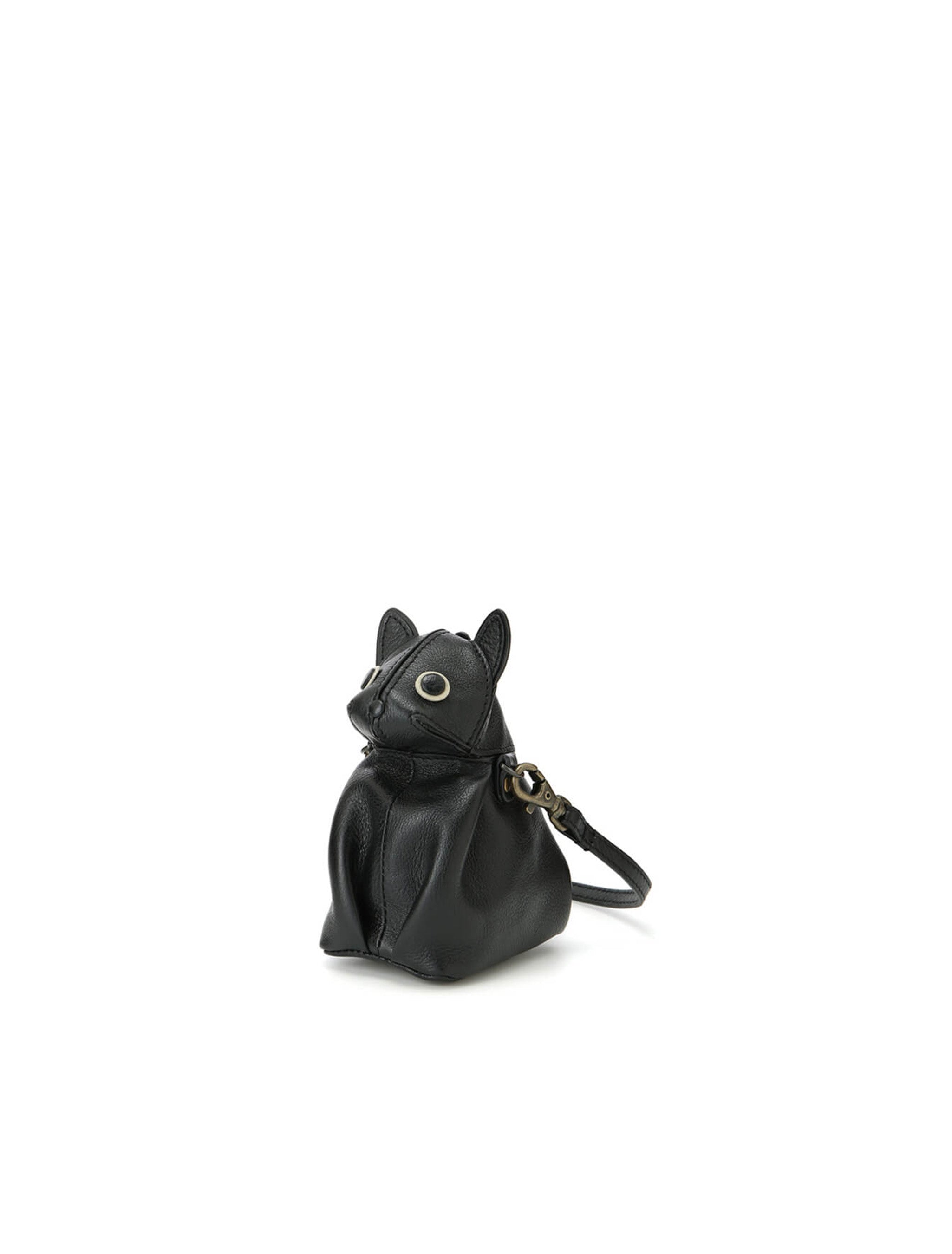 Kitty Shoulder Charm | Adorable Leather Pouch – Eriko Yamaguchi