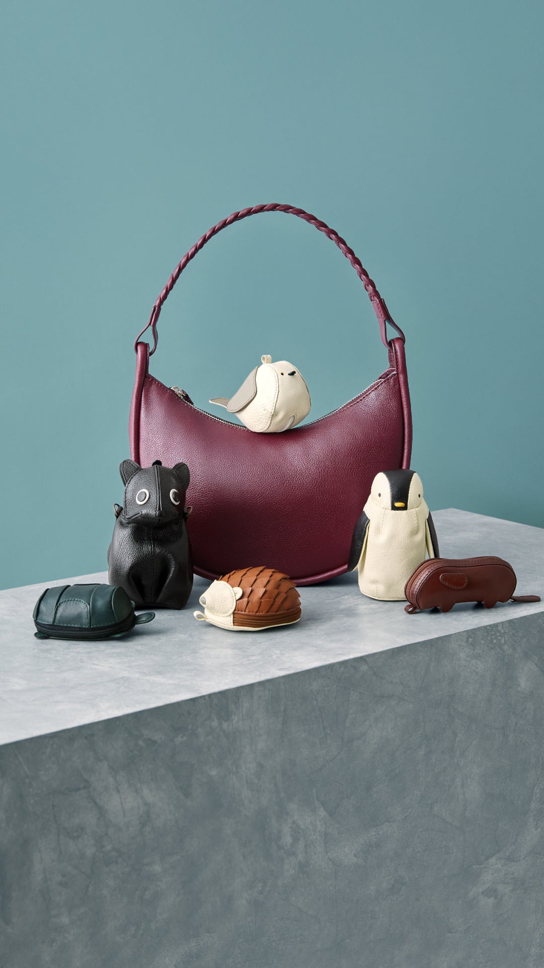 Long-tailed Bird Pouch | Adorable Leather Companion – Eriko Yamaguchi